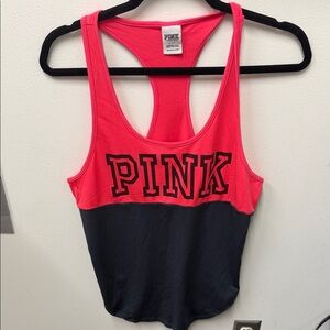 PINK Victoria's Secret punk and grey Tank Top